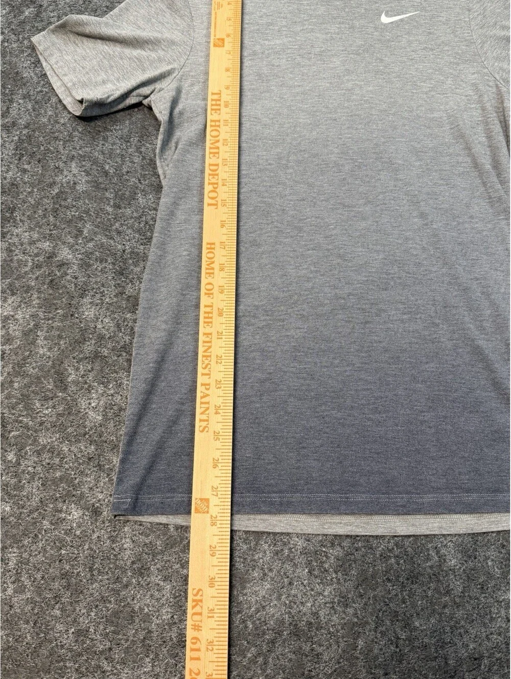 Nike The Nike Tee Athletic Cut Tri-Blend Gray Short Sleeve T-Shirt Men’s Small S
